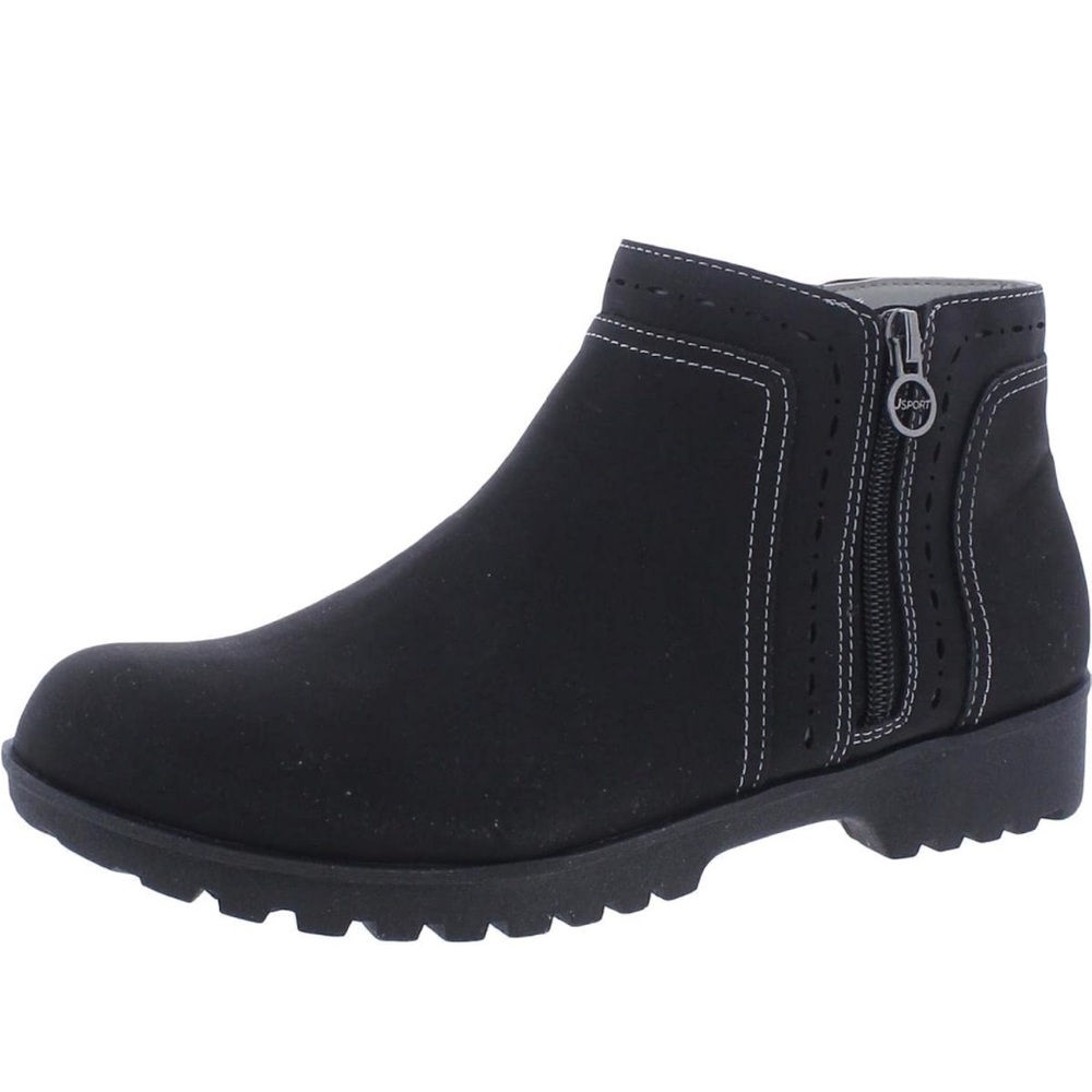 Jsport Jenna Ankle Boot Size 9 Black